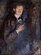 Self Portrait with Cigarette   jjj Edvard Munch